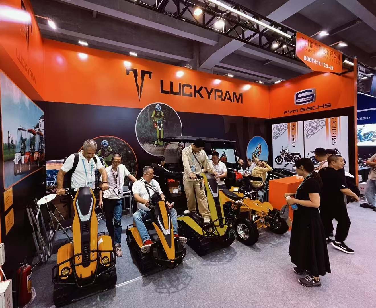 LUCKYRAM ATVs Catch Eyes of Foreign Buyers at 136th Canton Fair