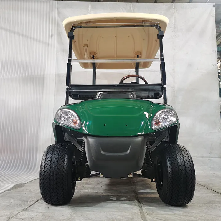 The correlation between the motor of a four-wheel electric golf cart and climbing